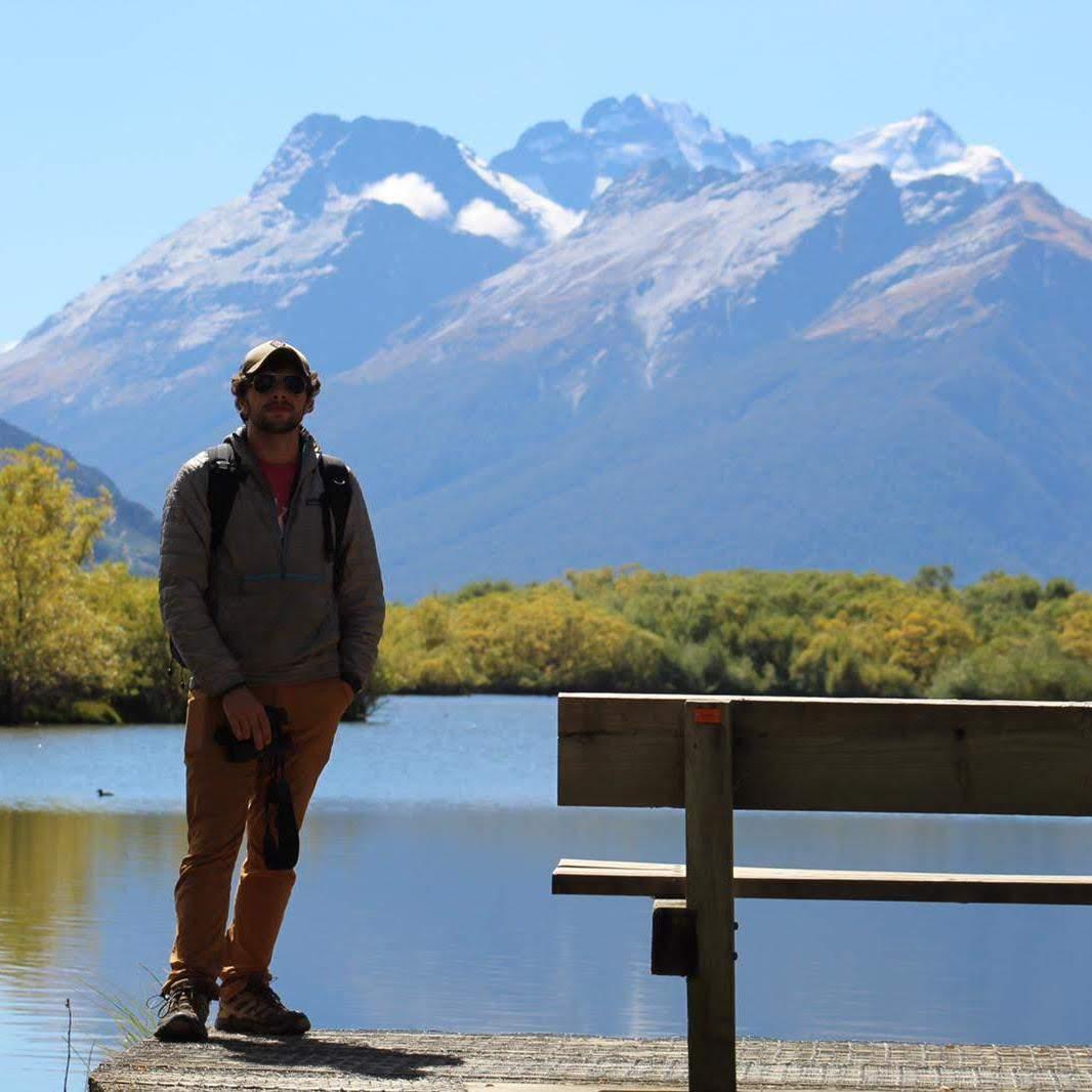 Matias traveled the world for a year with his dad Marc after graduation.
