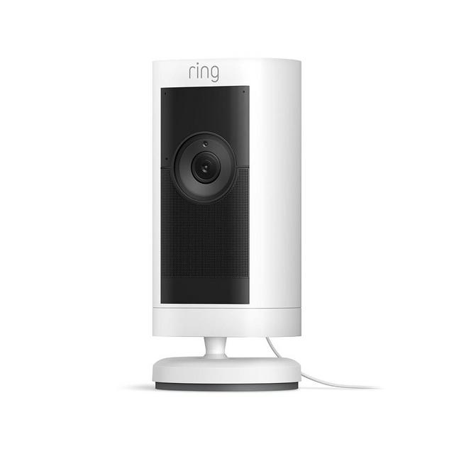Introducing Ring Stick Up Cam Pro Plug-In | Two-Way Talk with Audio+, 3D Motion Detection with Bird’s Eye Zones, and 1080p HDR Video & Color Night Vision (2023 release), White