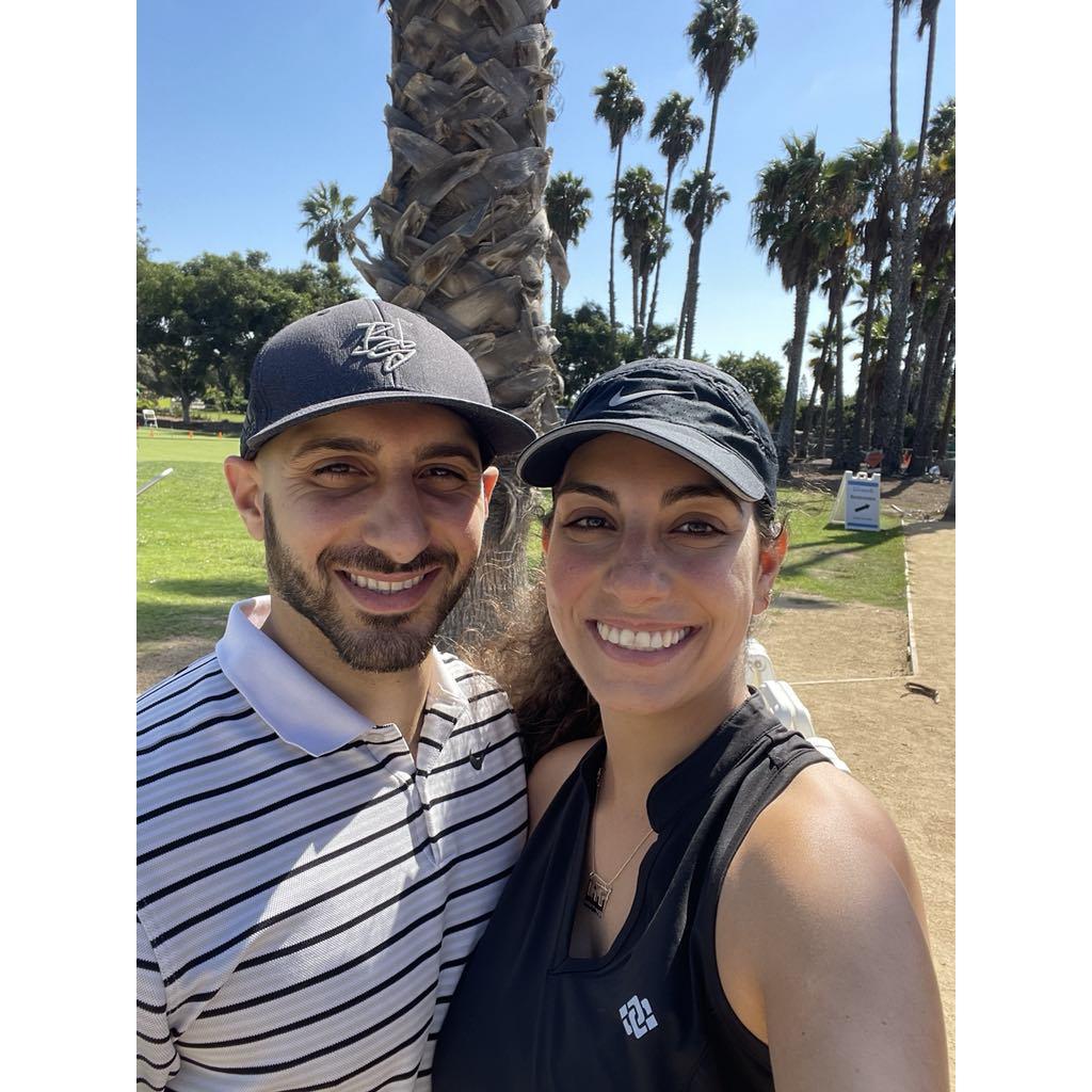 First time golfing together