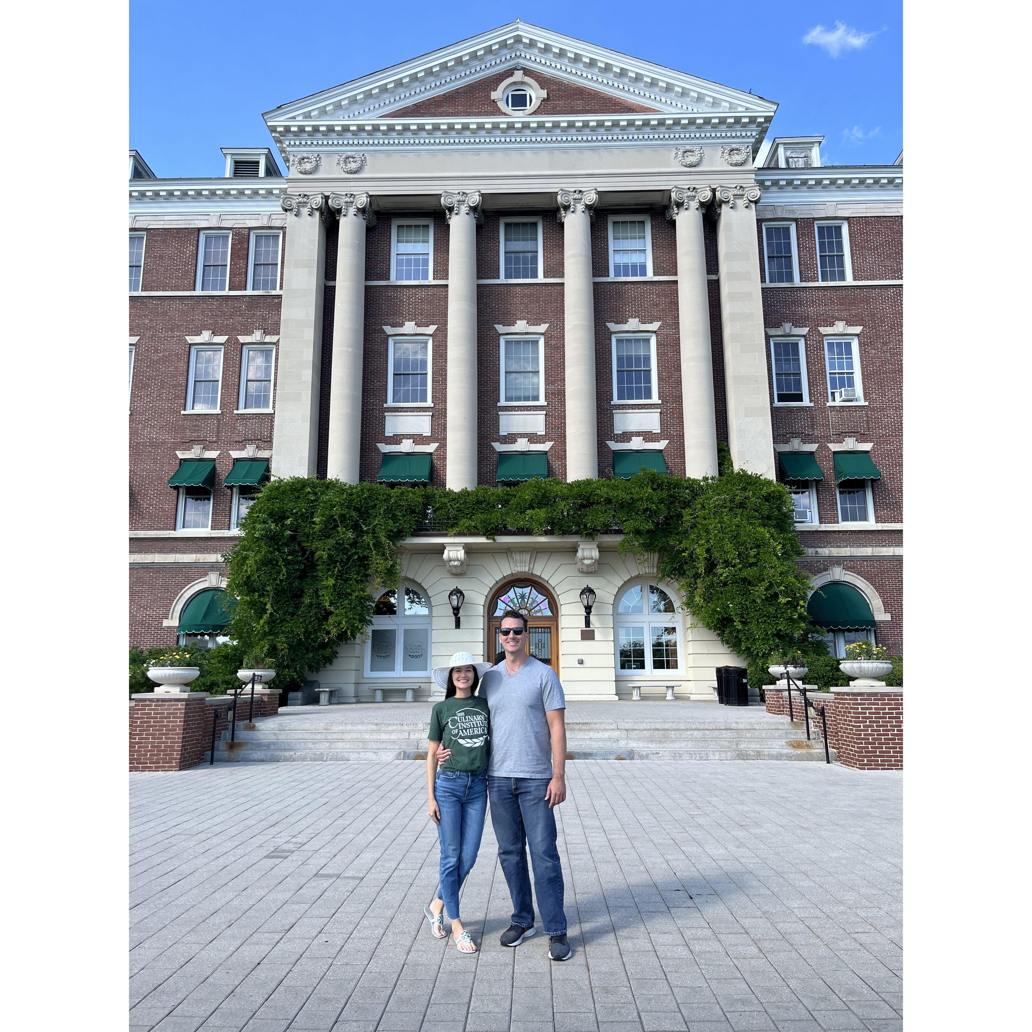 Visiting the Culinary Institute of America for the first time!