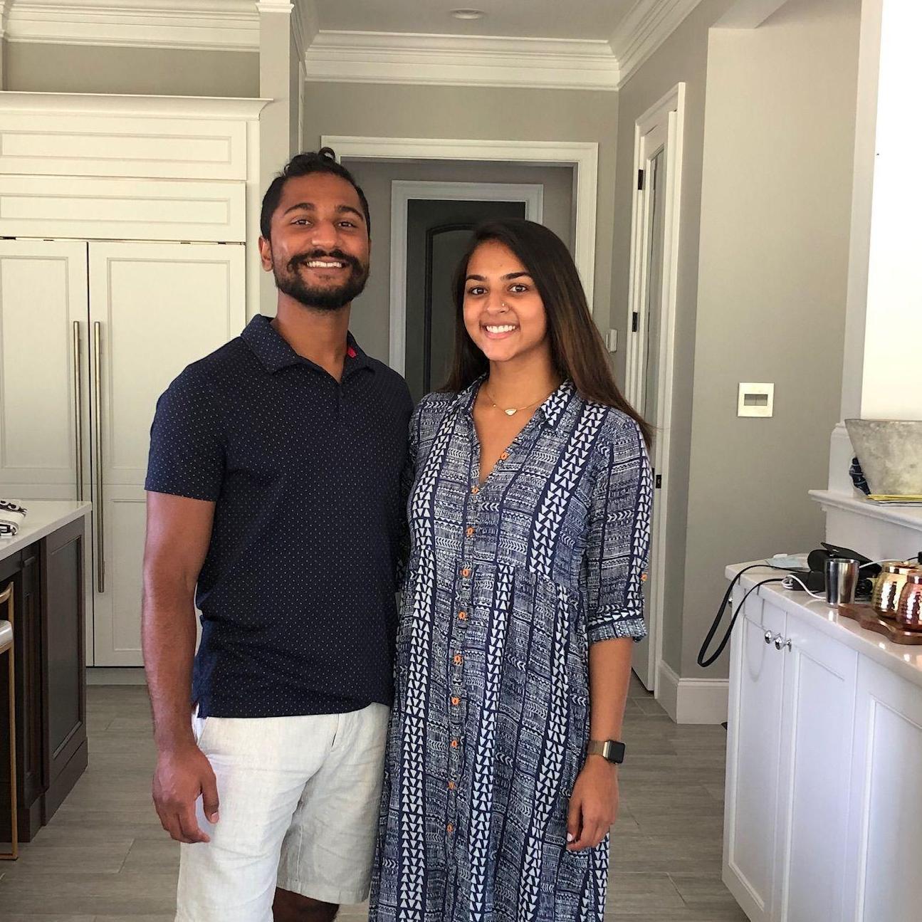 July 2020 | First time D went over for lunch at the Shahs.