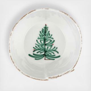 Lastra Melamine Holiday Stacking Cereal Bowl