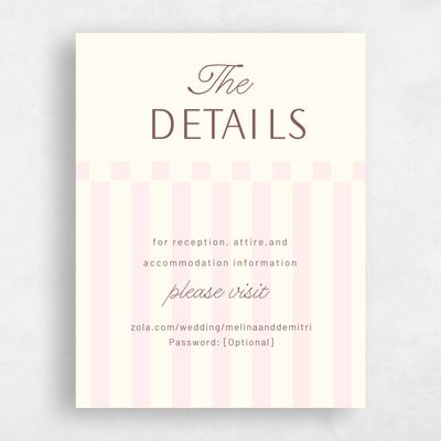 Lightest Blush, Pink Wedding Enclosure - Sabbia