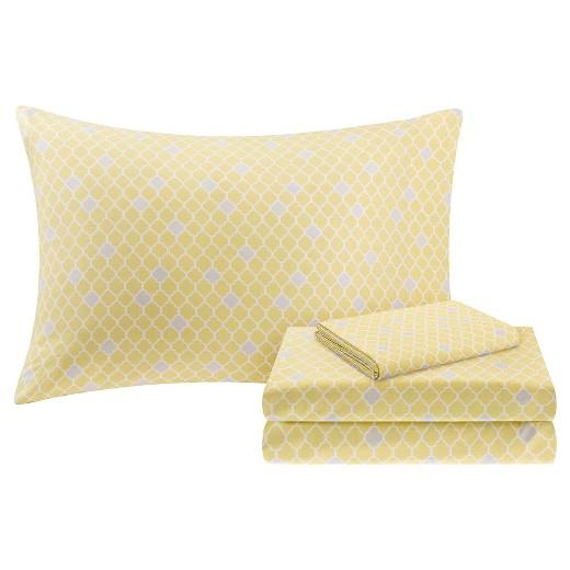 Cornell Floral Comforter and Sheet Set Gray - 9-Piece