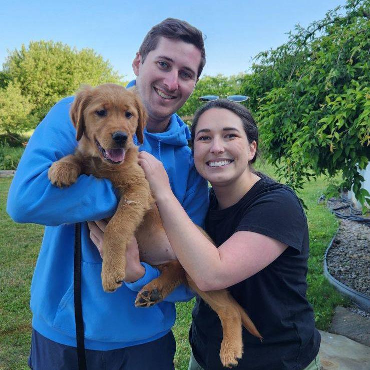 A quick trip to pick out some flowers…. Welcome to the family, Poppy!