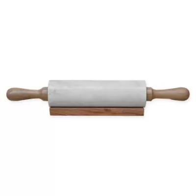 Artisanal Kitchen Supply® Marble Rolling Pin with Holder