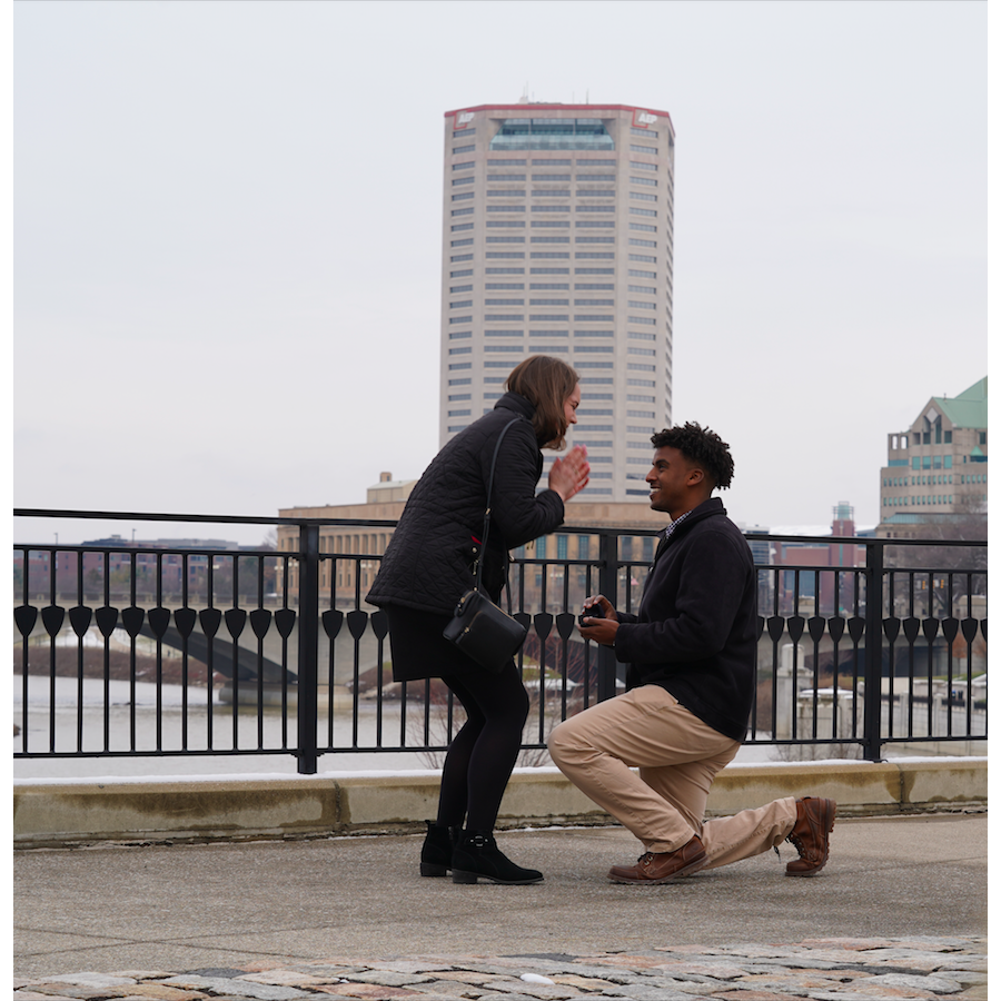 February 9, 2020- Akram popped the question!