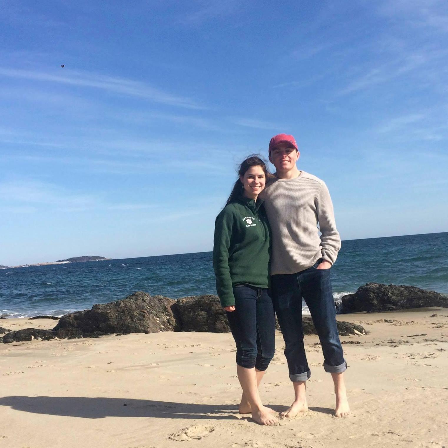 Our first trip to the beach together for Liam's birthday in March 2015