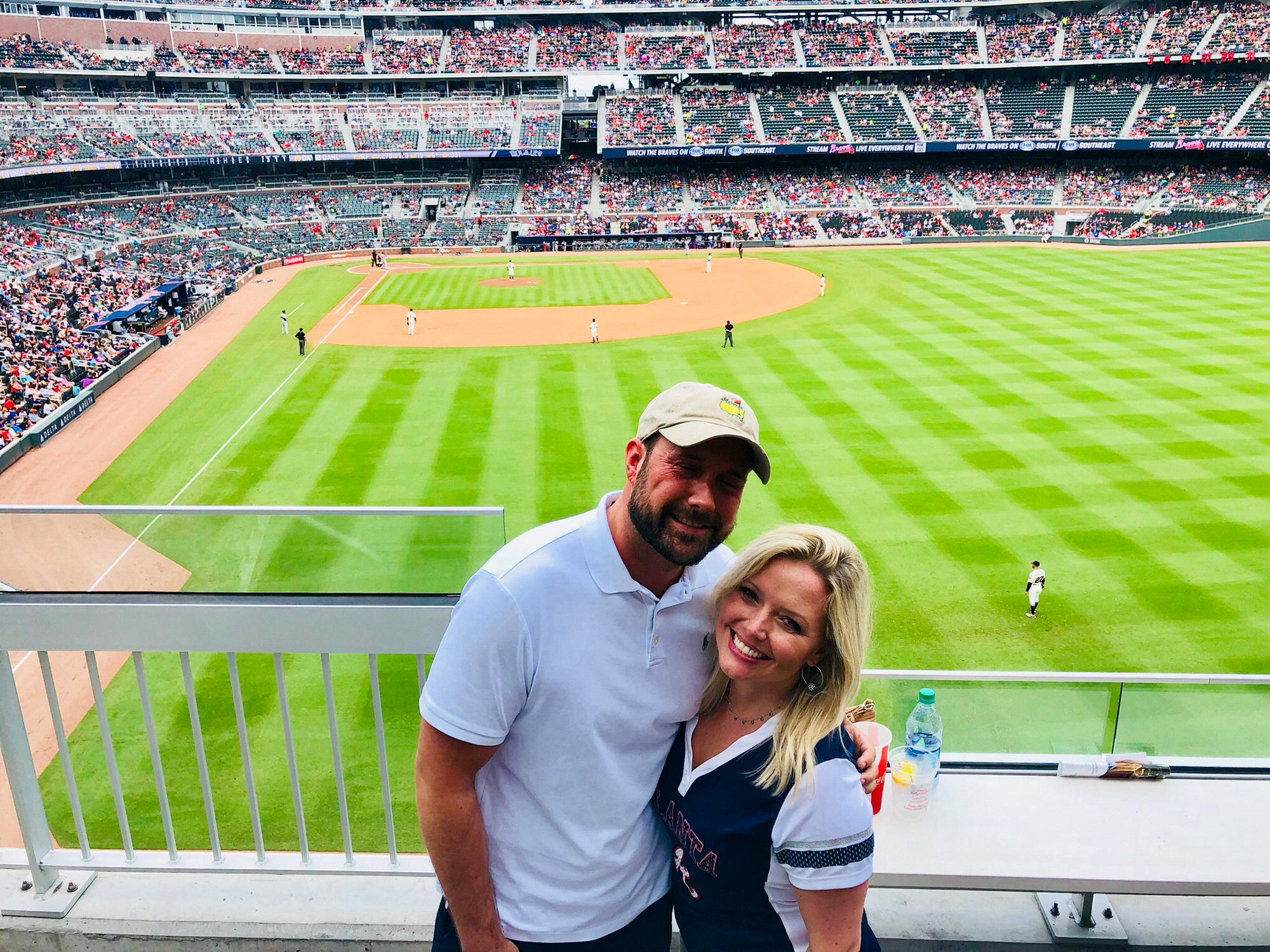 First game together, and it was HOT that day
