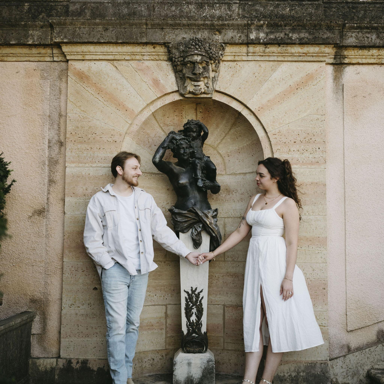 Engagement photos at the Philbrook November 2025