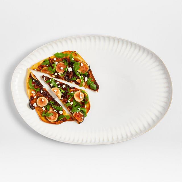 Dover Large White Oval Platter