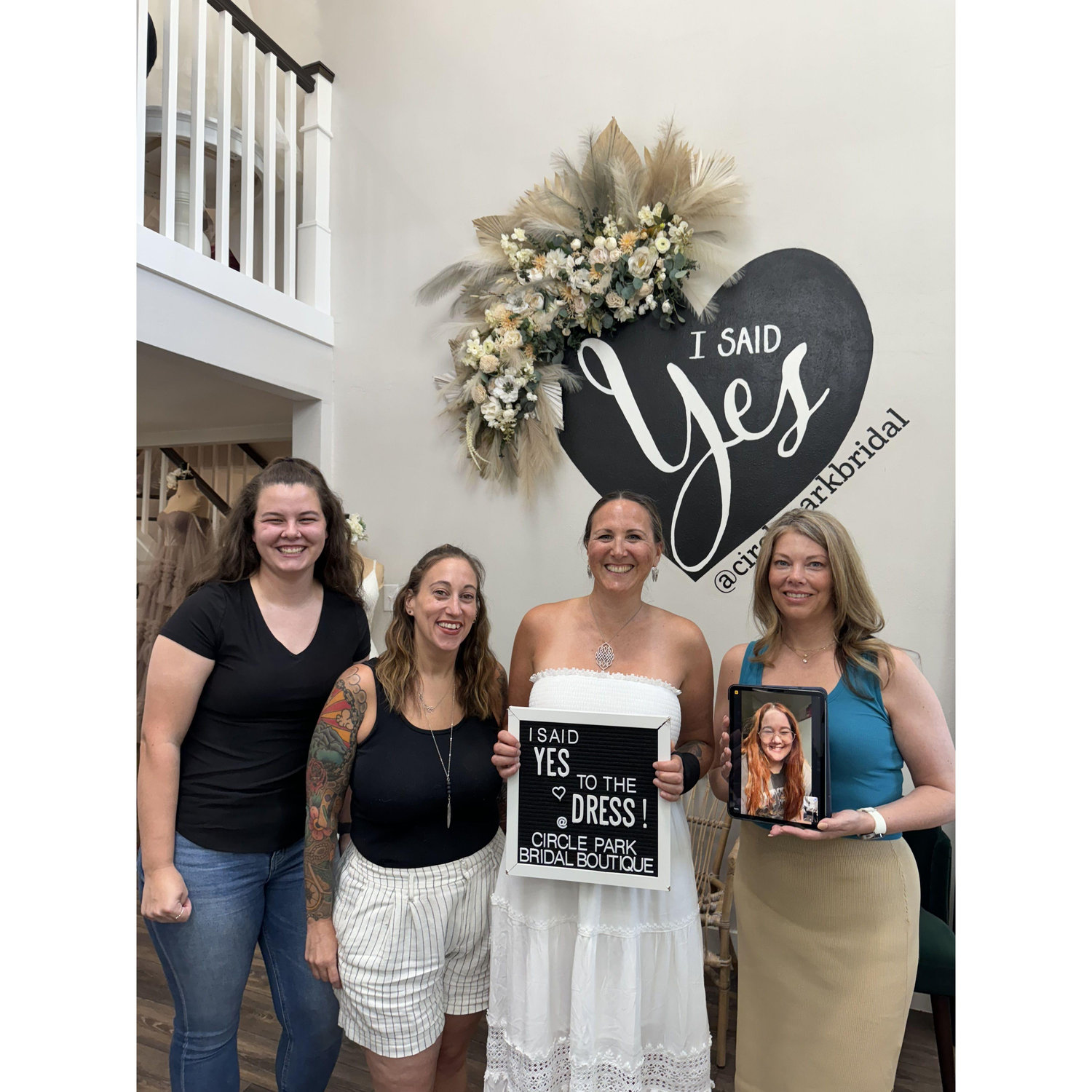 Successful wedding dress shopping
