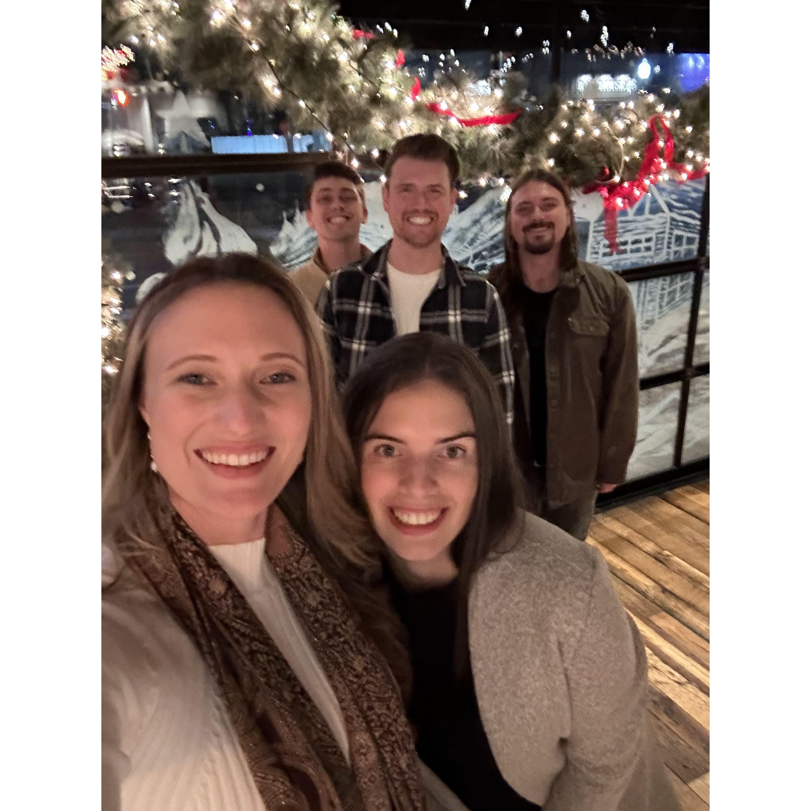 New Years Eve Dinner 2024 - with Matt (Michael's brother), Ryan (Michael's brother), and Janna (Rachael's BFF & Ryan's GF)
📍Ferndale, MI