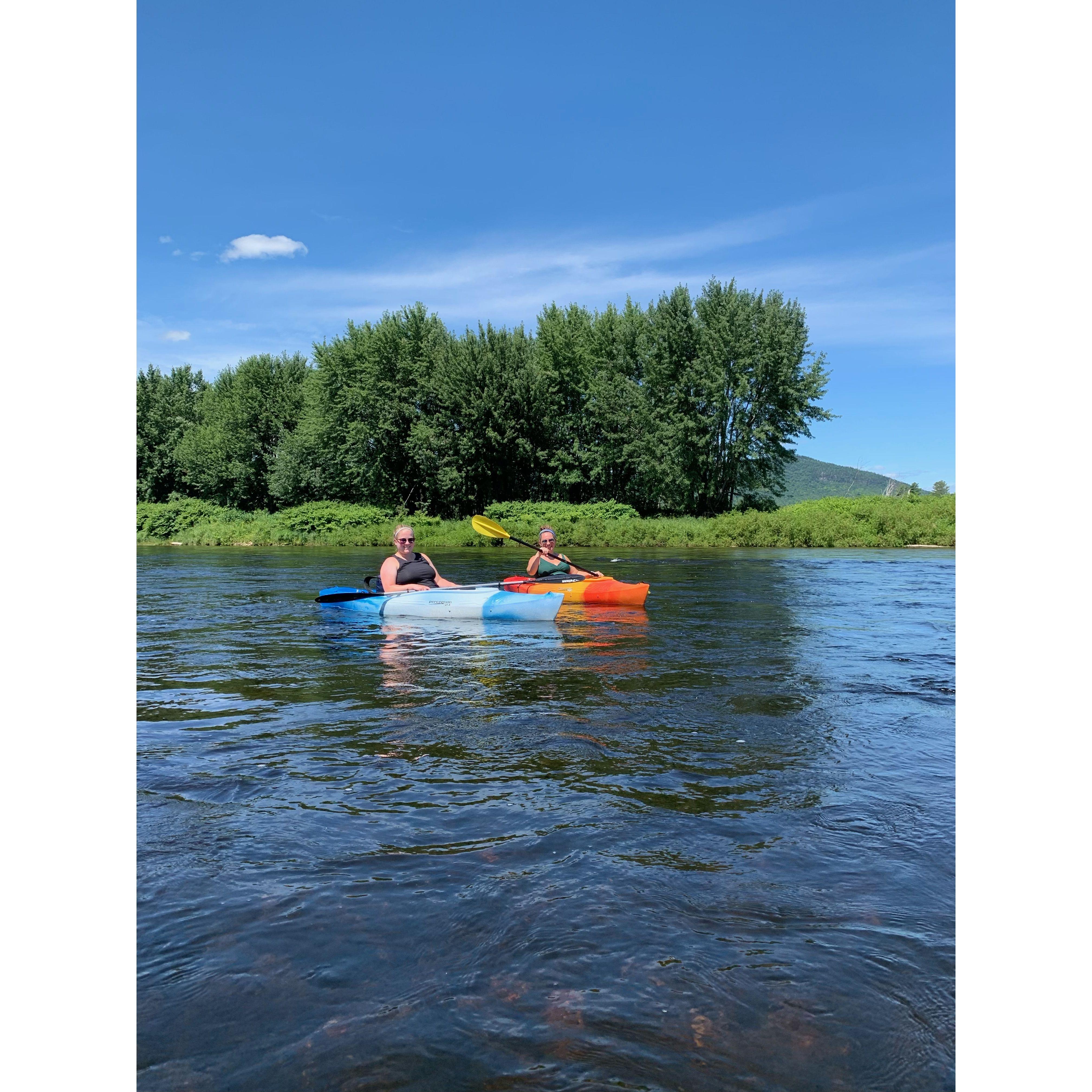 August 2020 - Kayaking the Androscoggin River in Bethel, ME