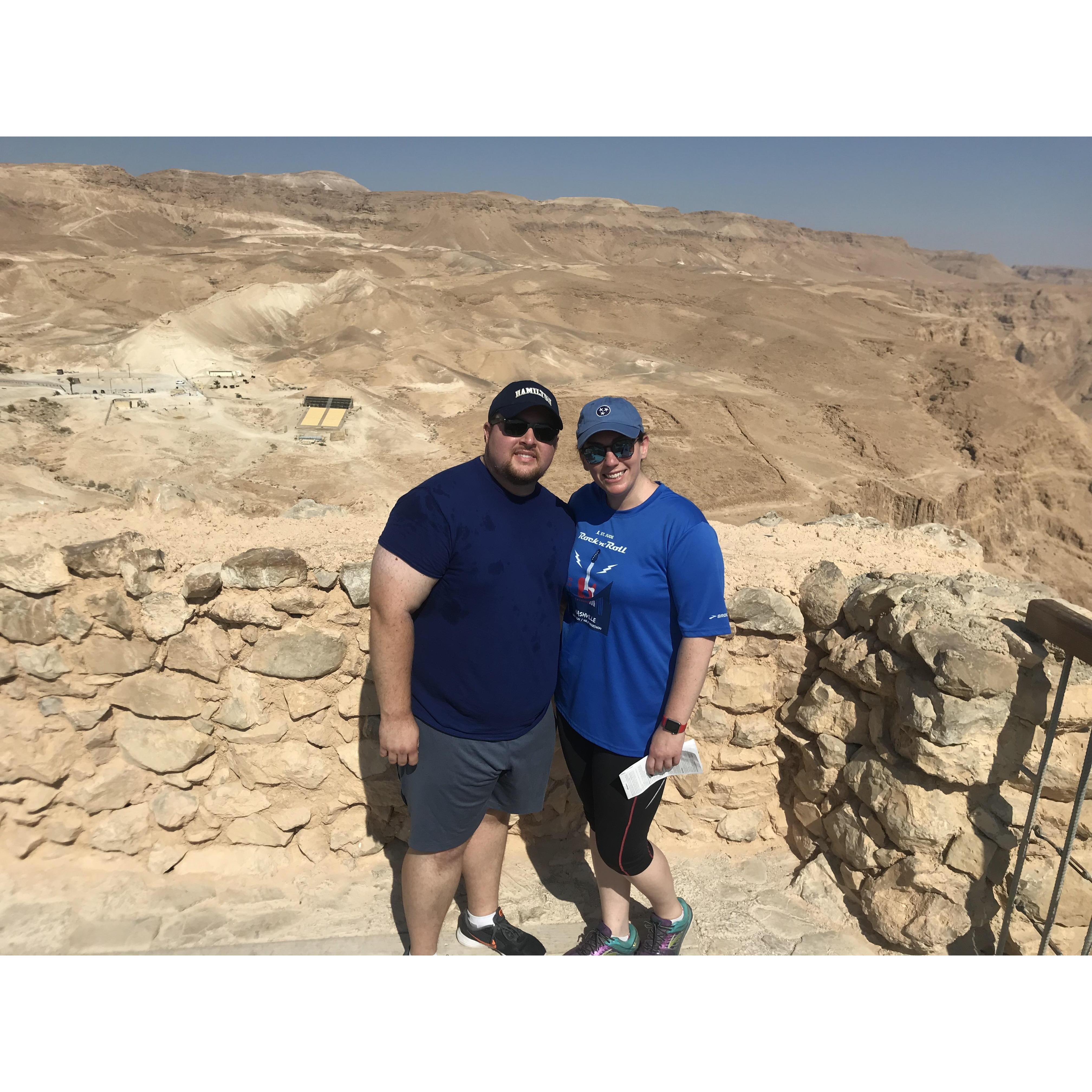 Hiking Masada in Israel