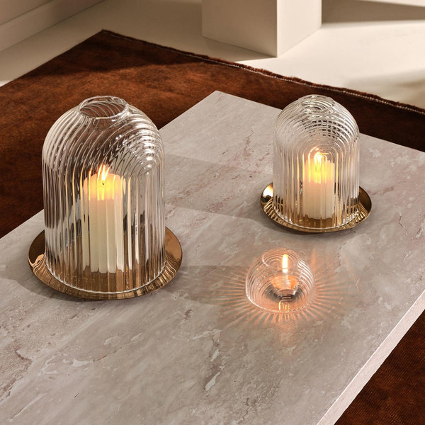 Nude Glass Ilo Tealight Holder - Thumbnail 3