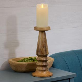 Mango Wood Candle Holder