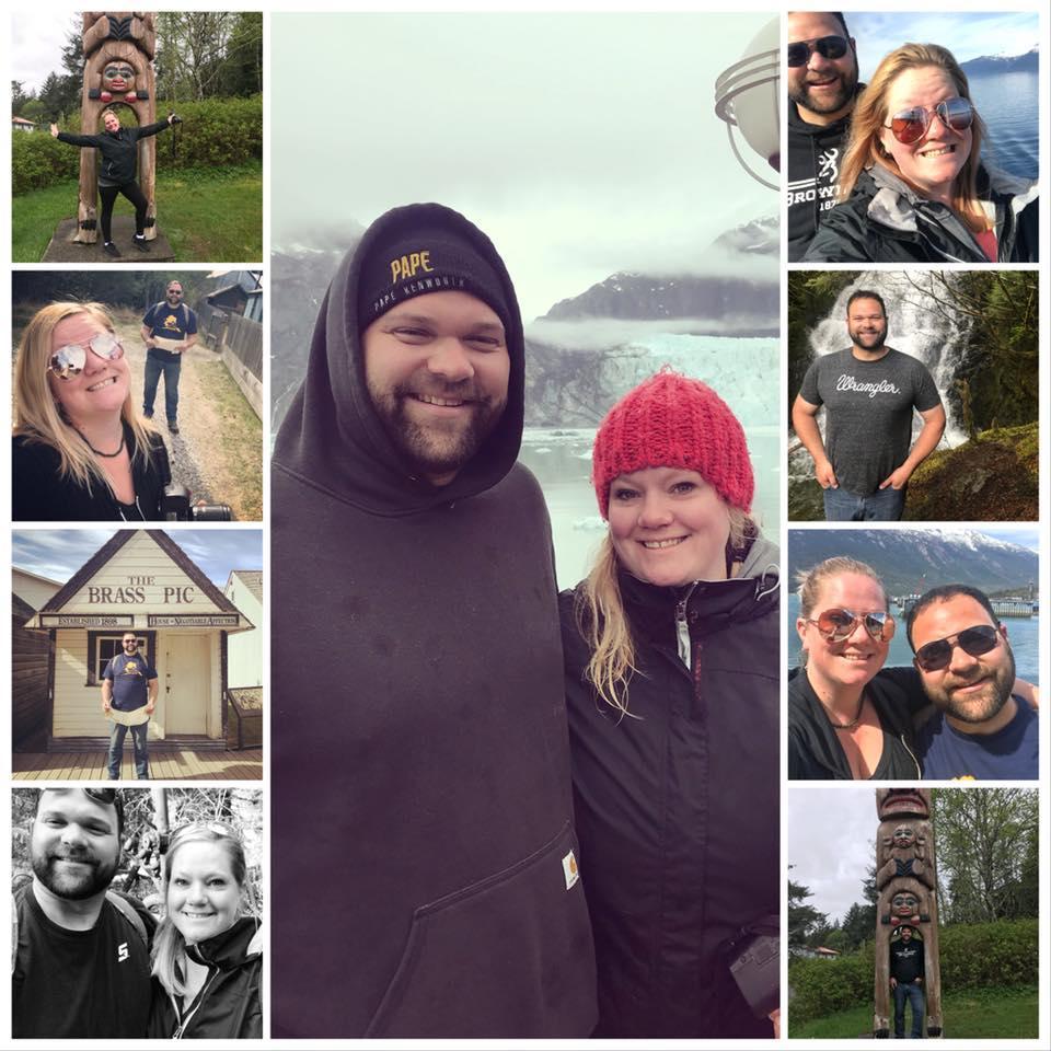 A collage of photos from our trip to Alaska in 2018!