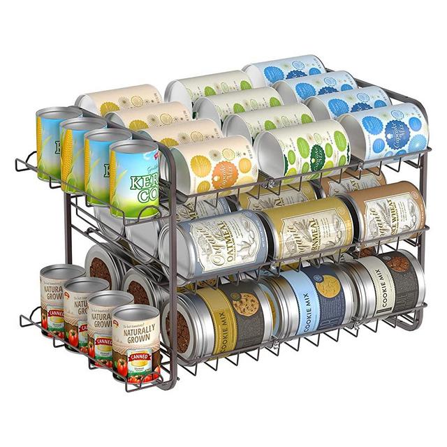 Bextsrack Can Rack Storage Organizer, Stackable Pantry Organizer