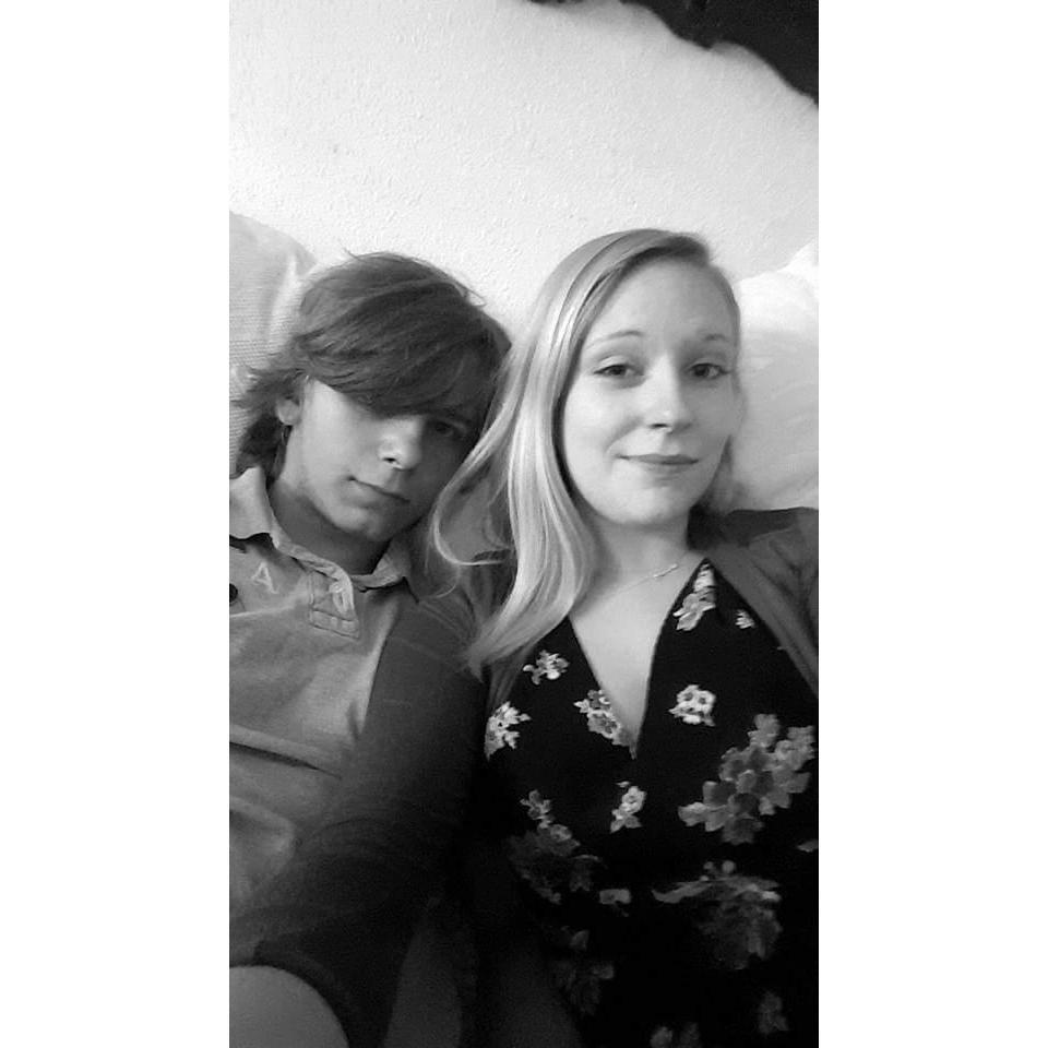 This was right before I cut his hair for the first time