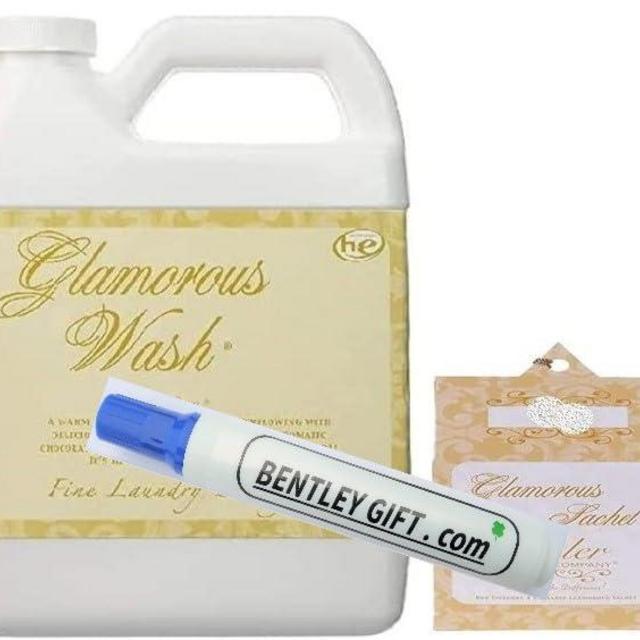 Tyler Candle Glamorous Wash Diva Laundry Detergent 128 oz w/Diva Sachets Bundle
