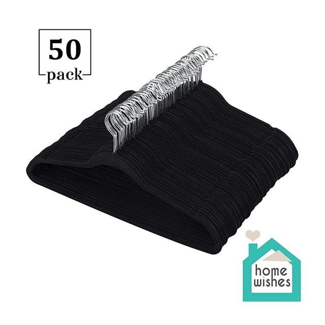 Home Wishes Velvet Hangers - Suit Hangers (50-Pack)