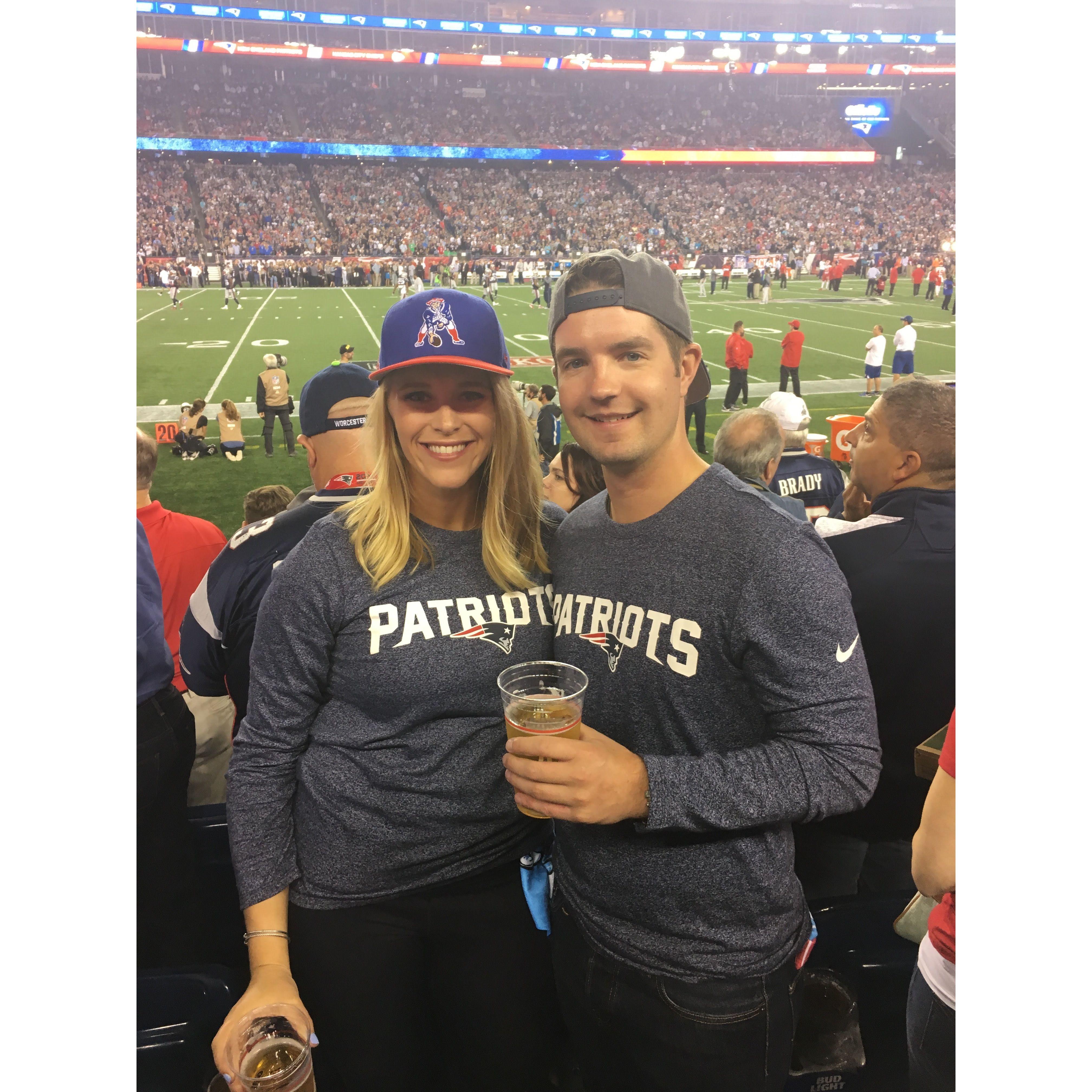 SEPT. 2017 - right before we got on the jumbotron for dancing