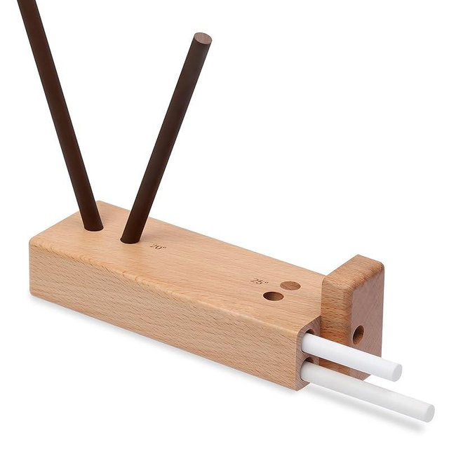 4-Rod Turn Box, Ceramic Sharpener Rod from Kitchen Sharpening Tool, Portable Manual Ceramic Sharpening Rod