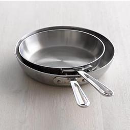 All-Clad d5 Stainless-Steel French Skillets, Set of 2