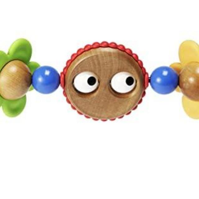 BABYBJORN Wooden Toy for Bouncer - Googly Eyes