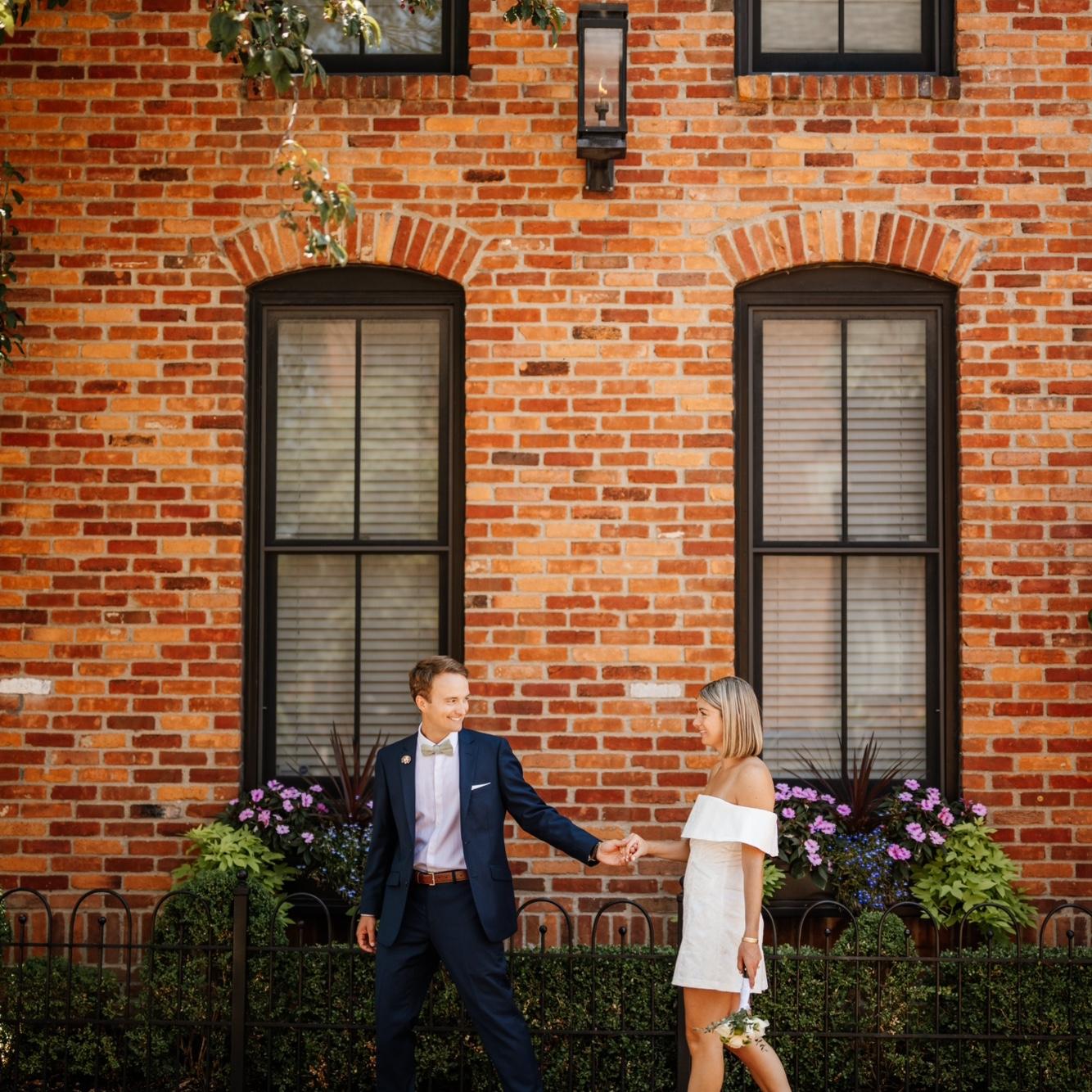 After taking photos at the Statehouse, we went to German Village to take more photos around the neighborhood.