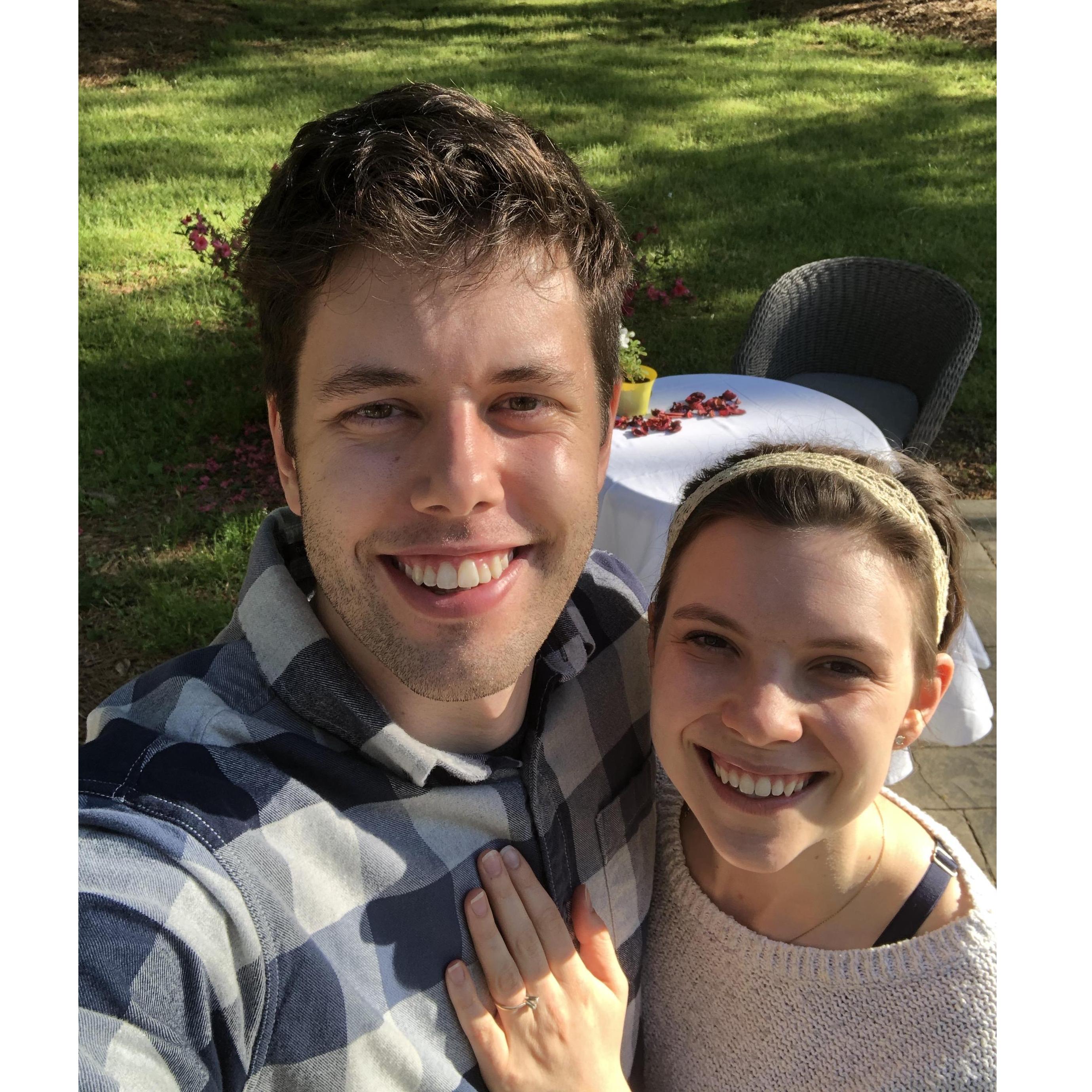 He asked, she said, "yes!" (if you know you know)