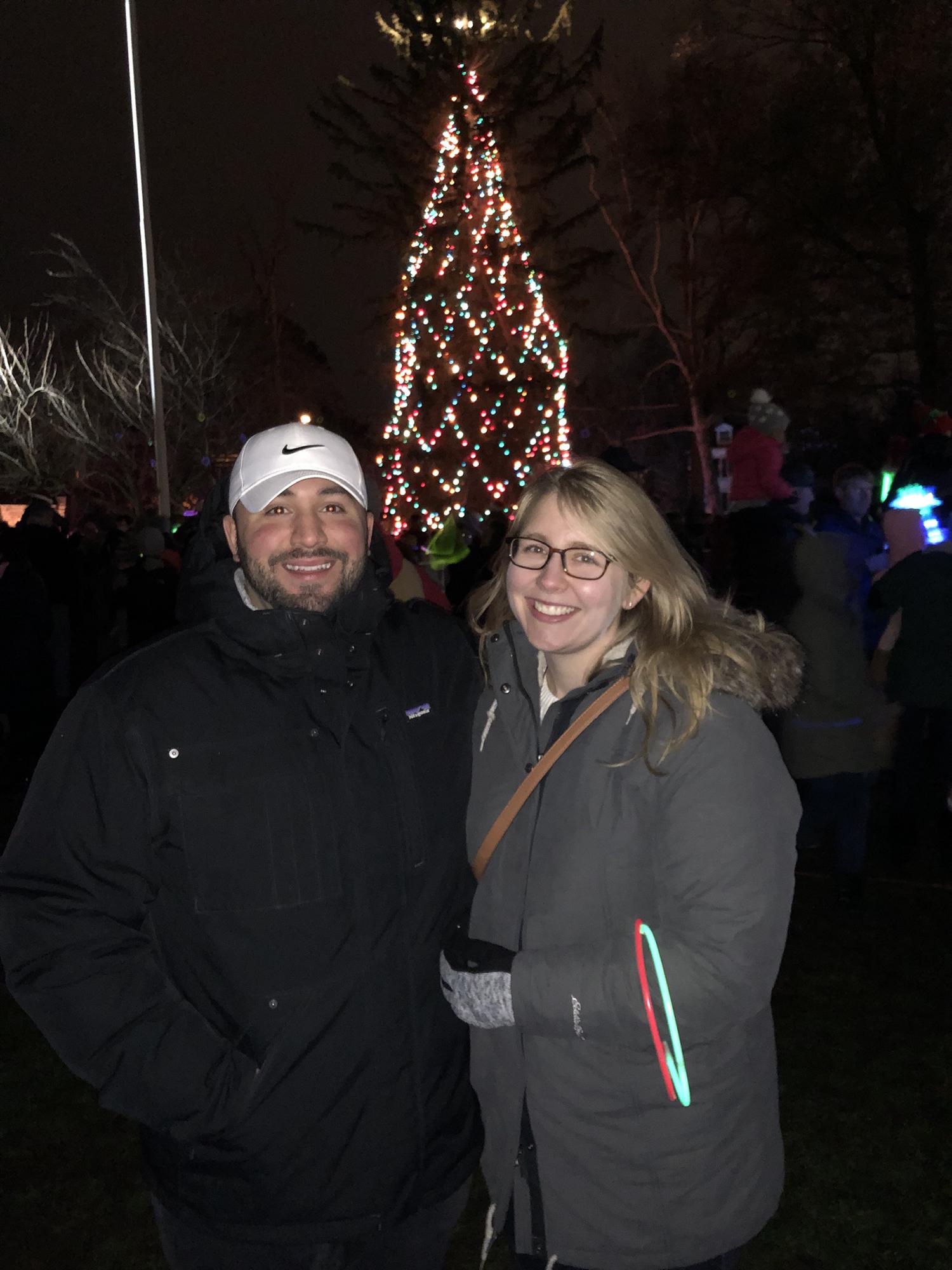 The annual Fairfield, CT Tree Lighting in 2018