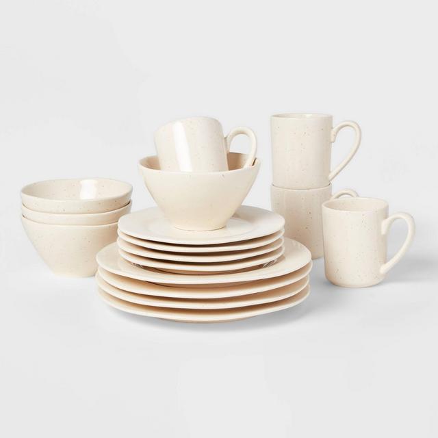 16pc Stoneware Rockwood Dinnerware Set - Threshold™