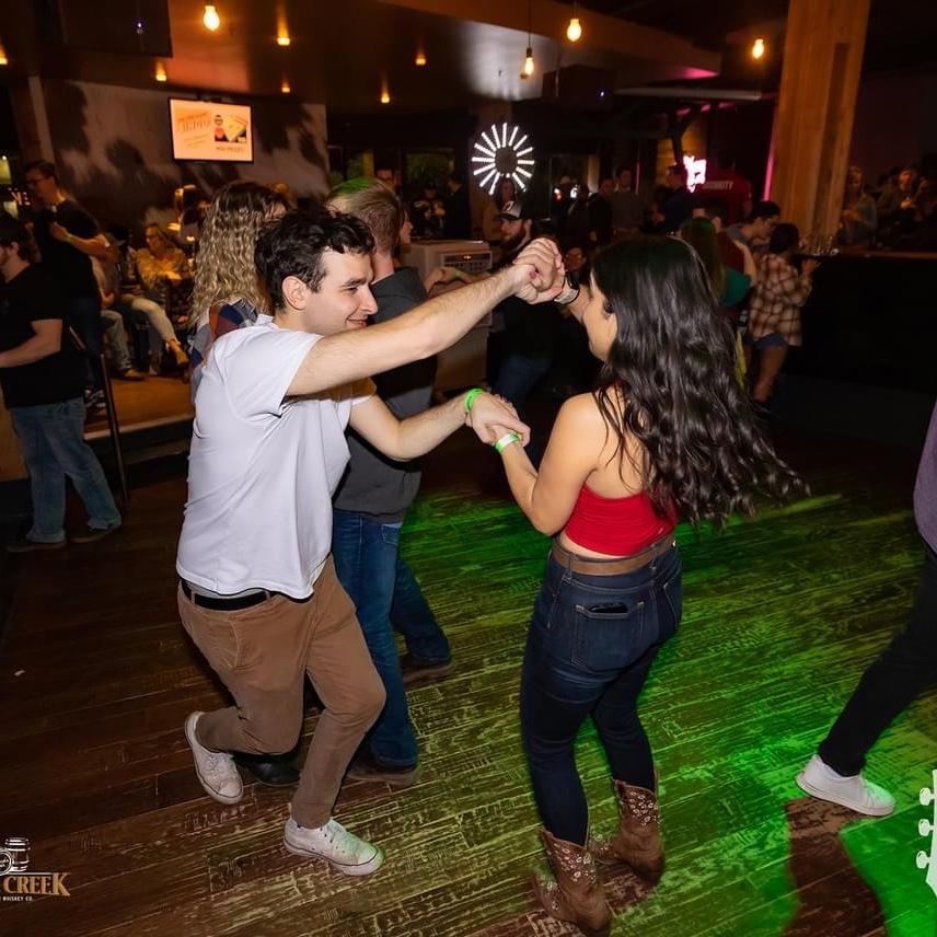 February 2023: Our first time dancing with each other!