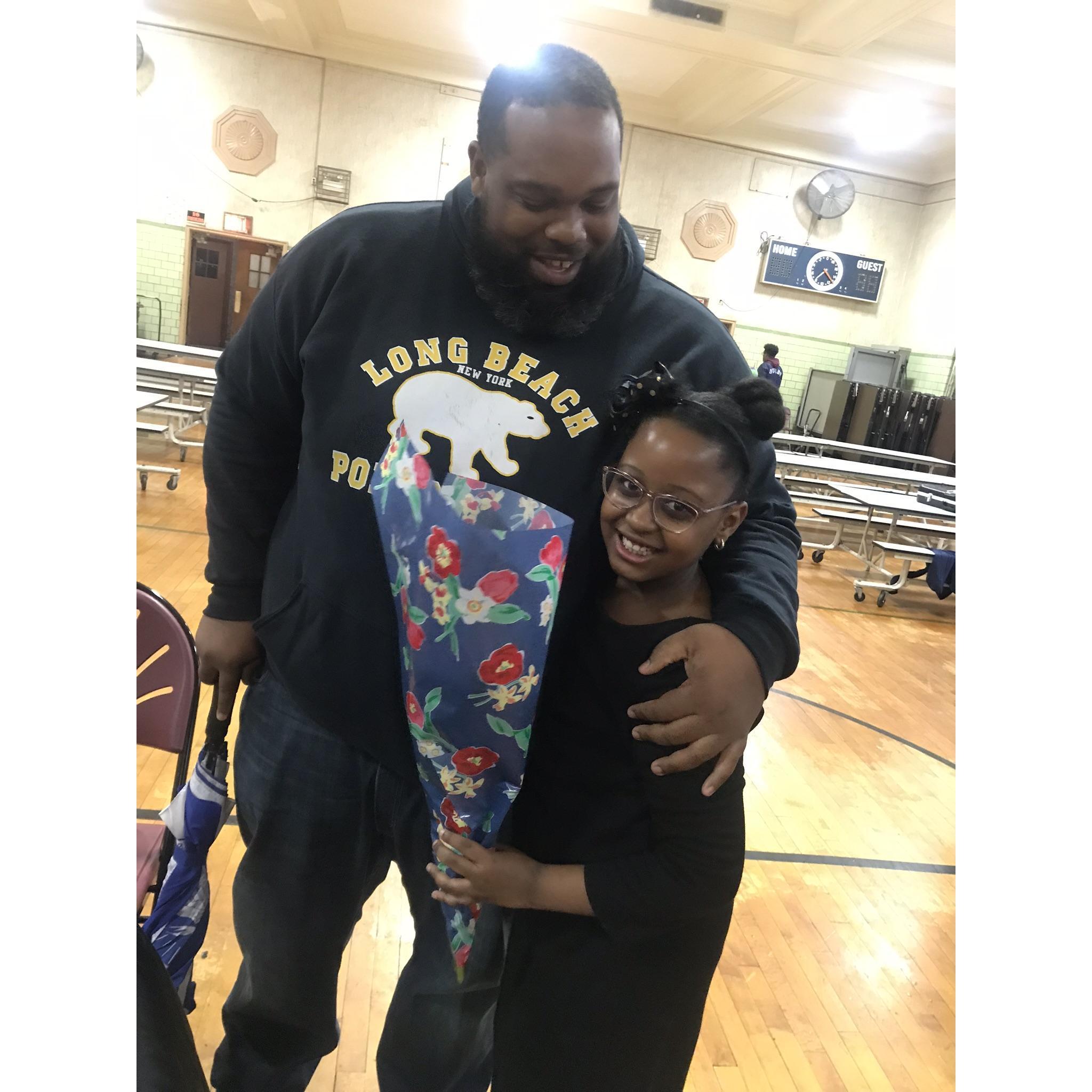 Always hands on when it came to baby girl...best Dad ever. May 2019