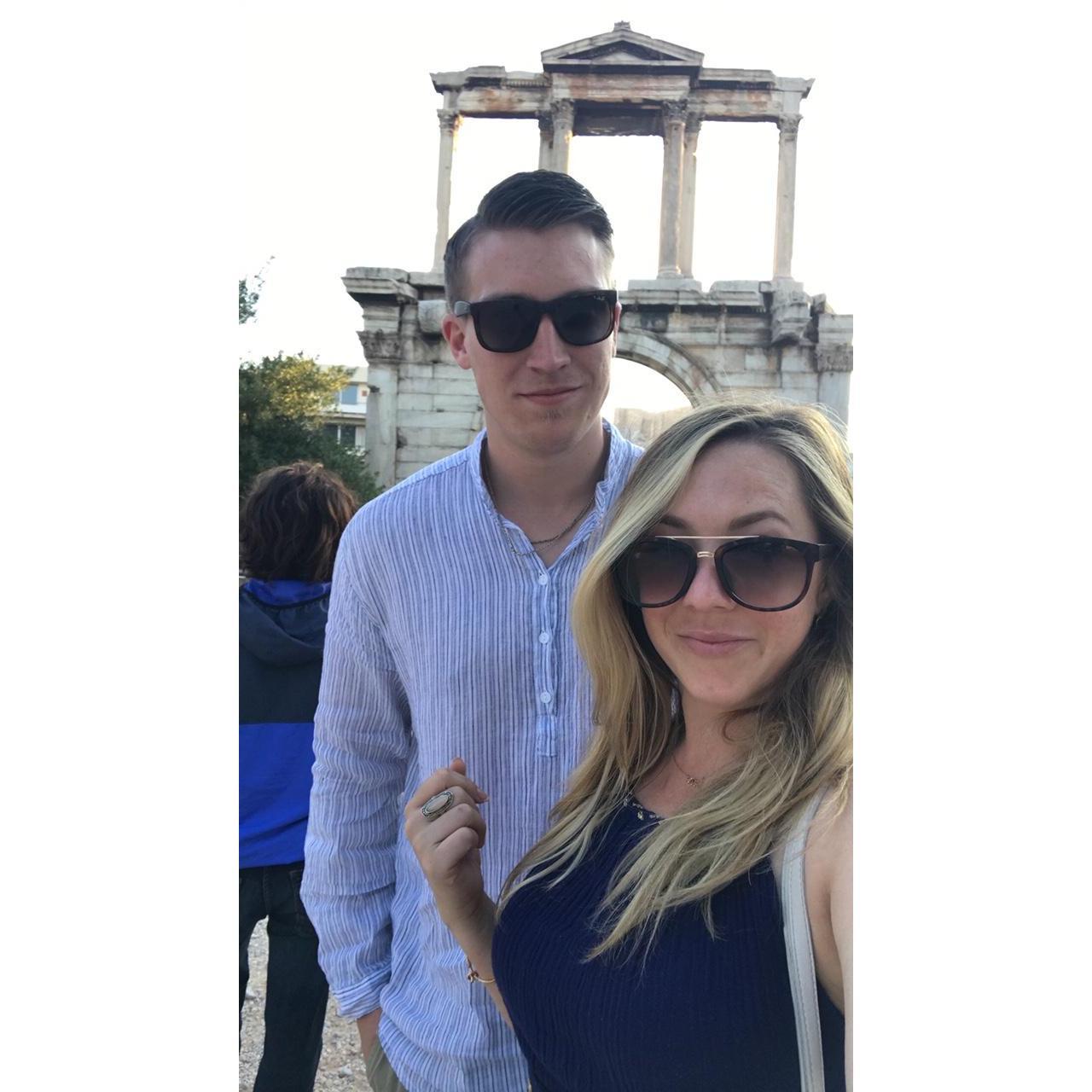 2017 - Quick selfie in Athens, Greece