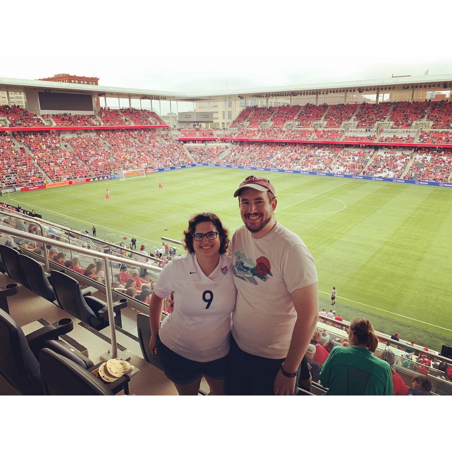 Our first and only St. Louis City SC game (so far)