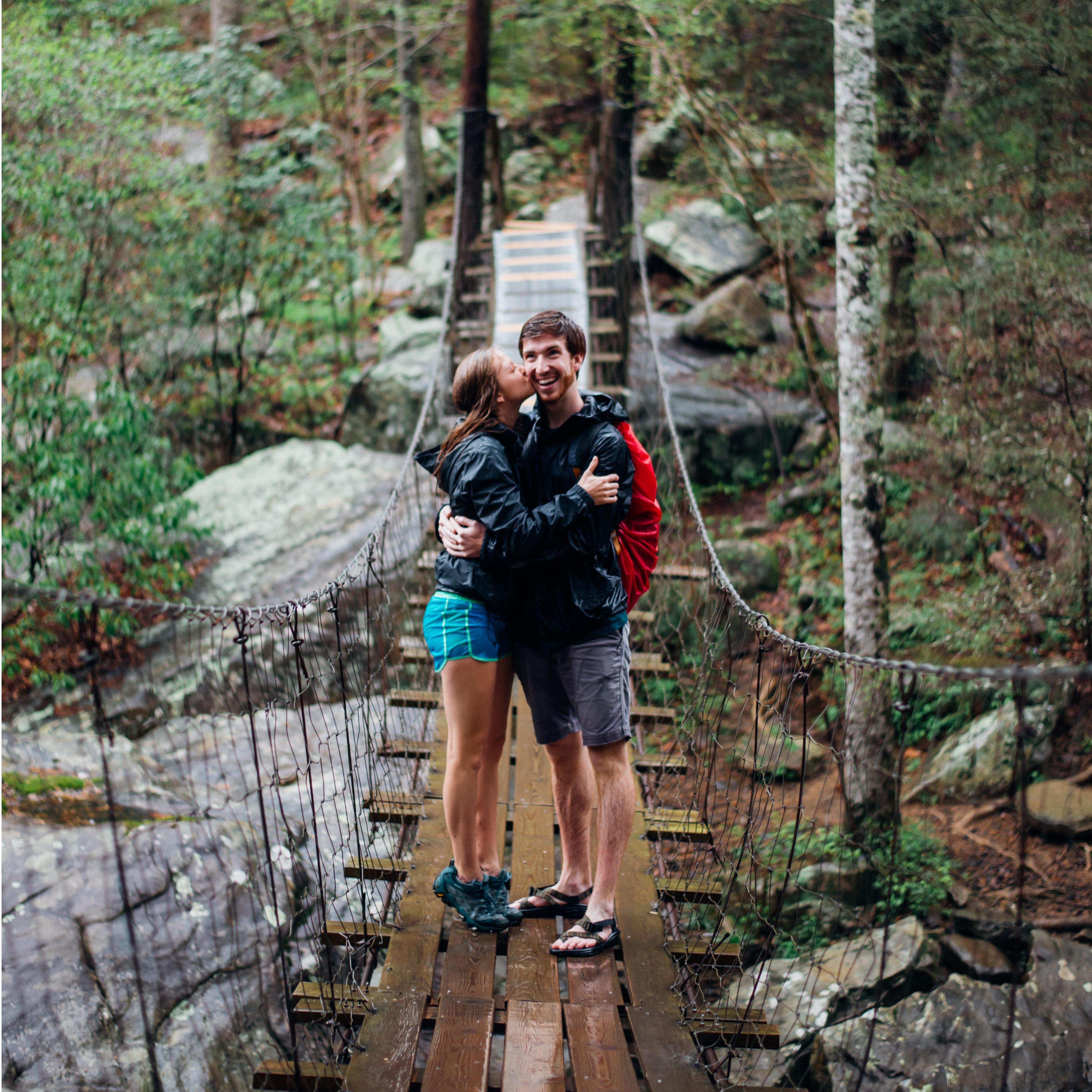 Always trying to convince Kami to go on a hike with me :)