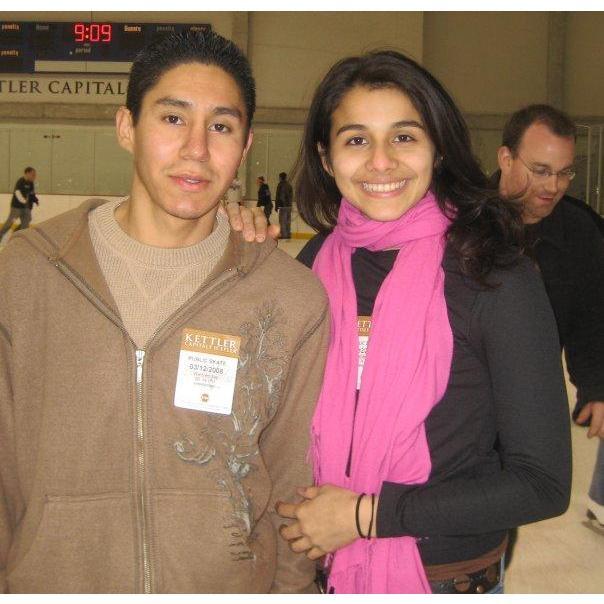 One of our first dates.