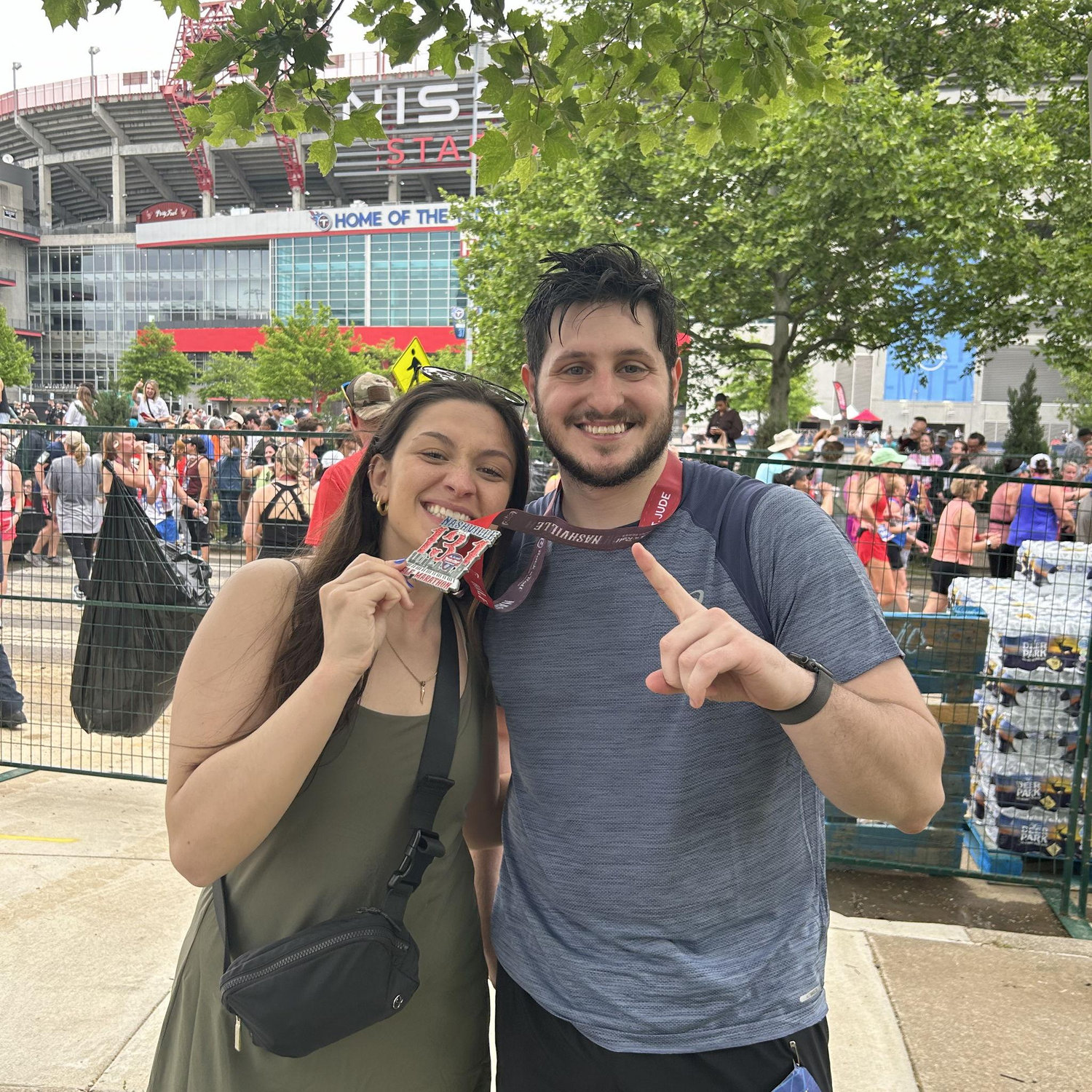 Anthony's first half marathon in Nashville 2024