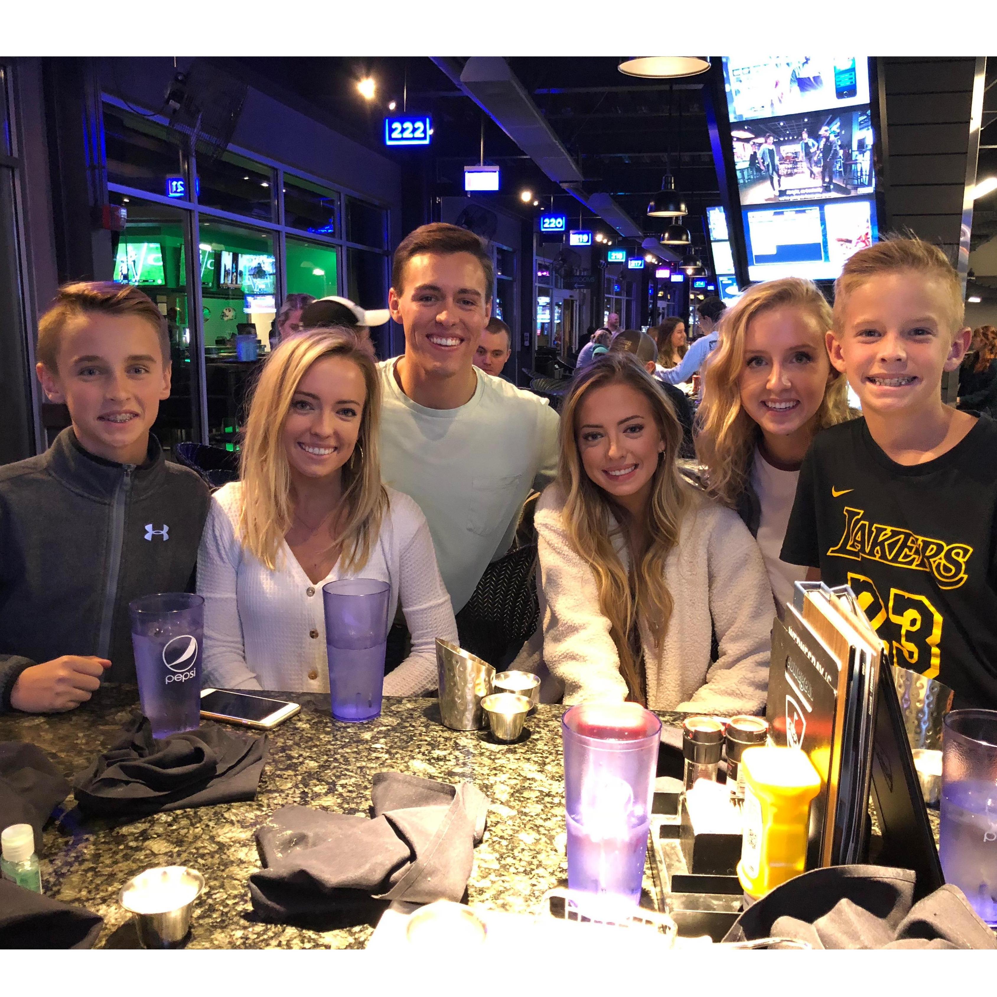 Chris meeting my family for the first time!