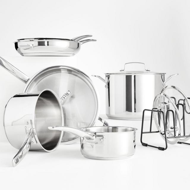 Cuisinart ® SmartNest ™ Stainless Steel 11-Piece Cookware Set