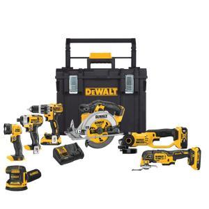 20-Volt MAX Lithium-Ion Cordless Combo Kit (7-Tool) with ToughSystem