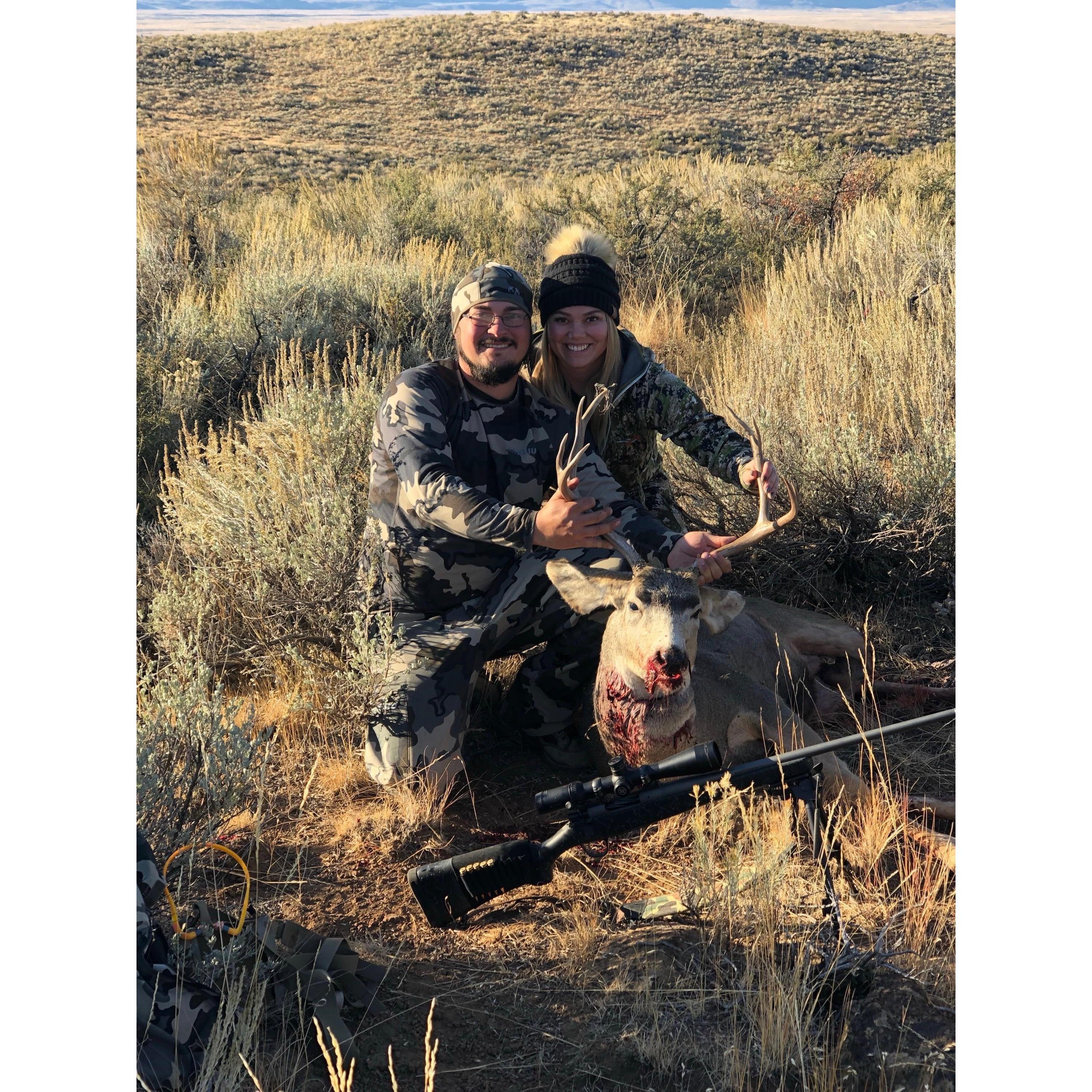 The first deer I've seen Branden shoot!