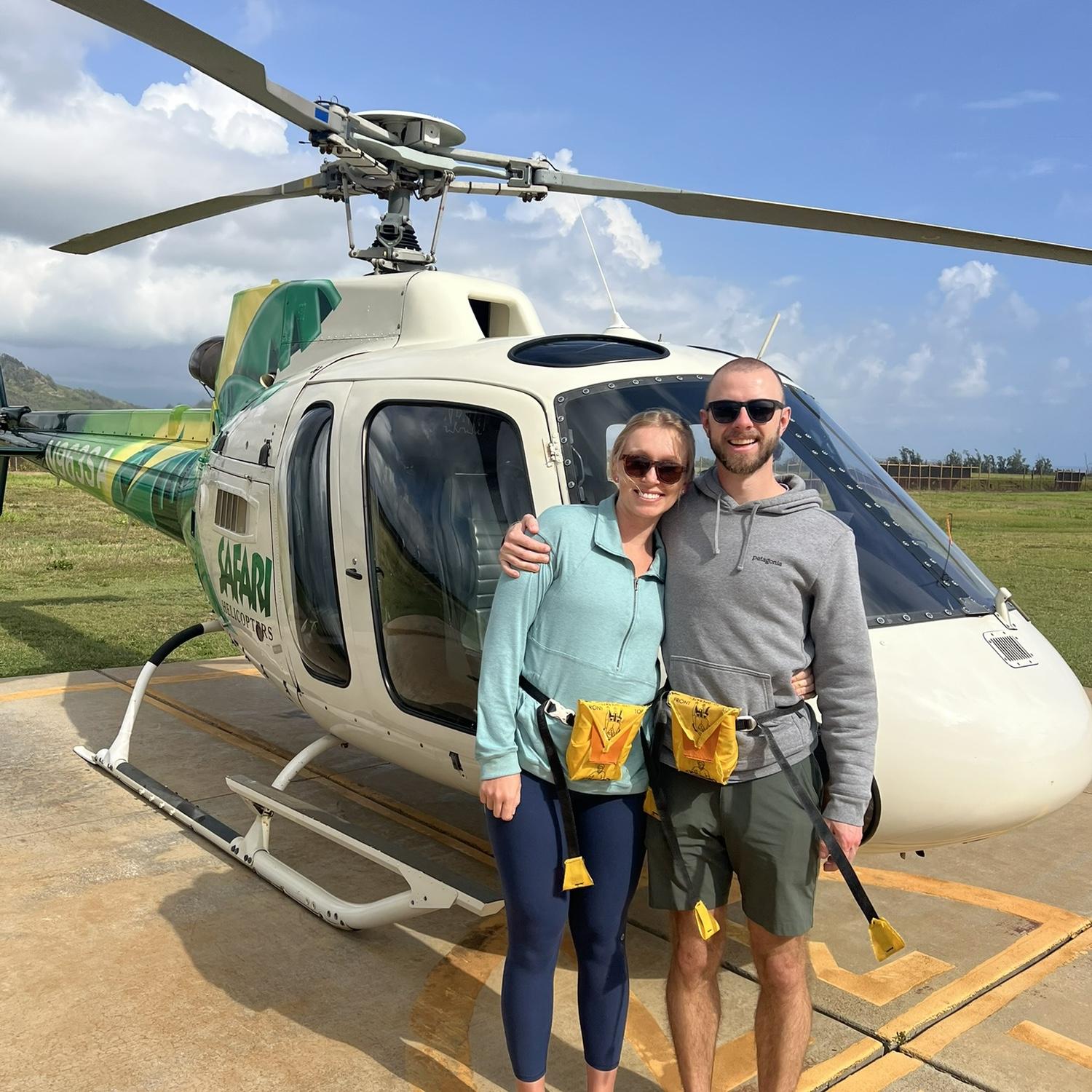 Helicopter ride over Kauai!