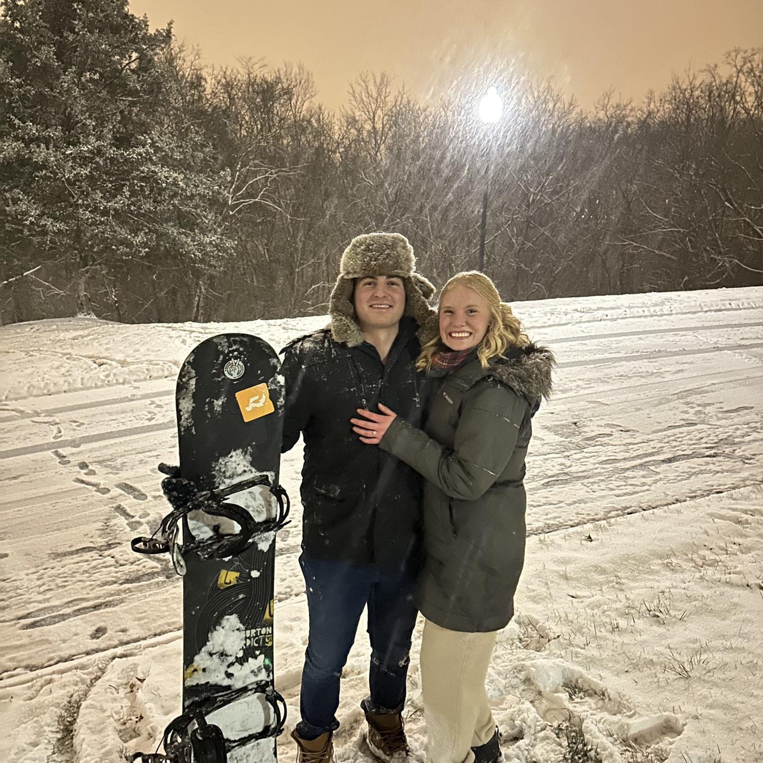 Our first winter in our new home! The worst winter storm they had in YEARS... we must've brought the snow with us!
