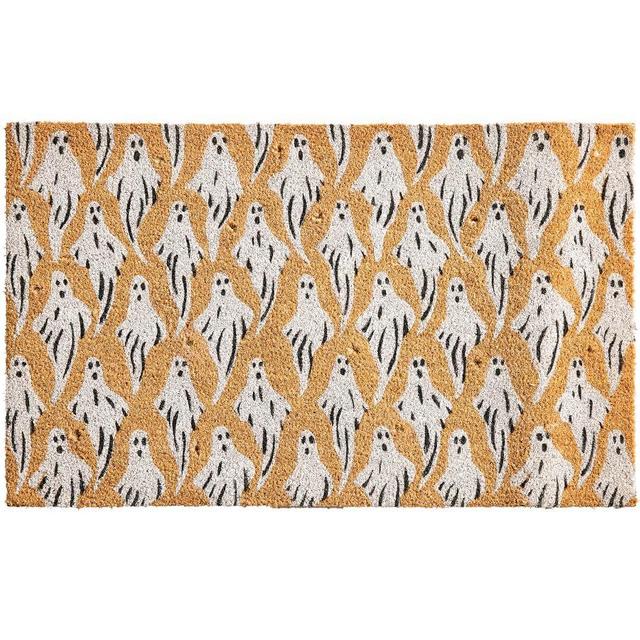 Ghost Light UpDoormat, 22" x 36", White Multi