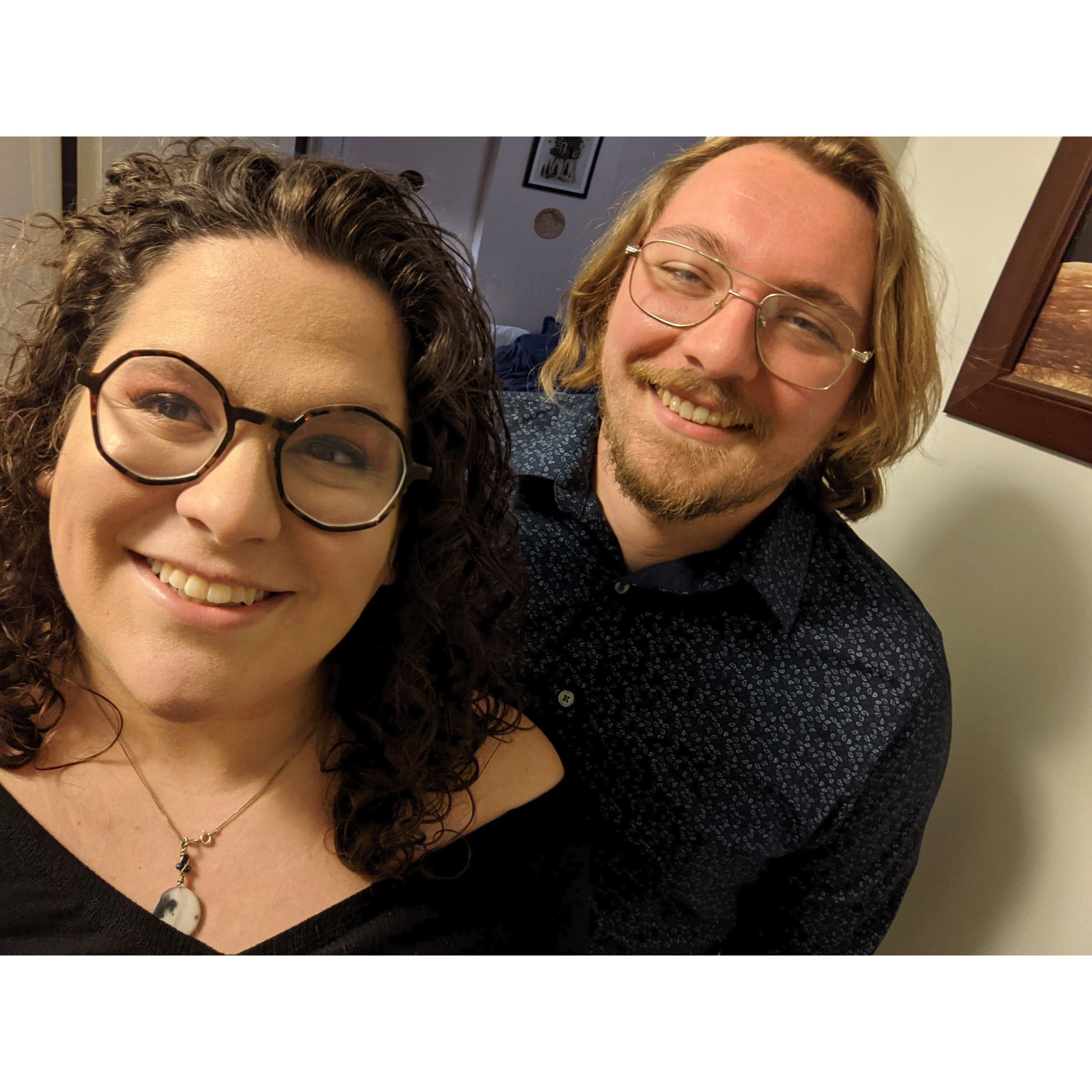 our first ever sit-down dinner date - April 2021