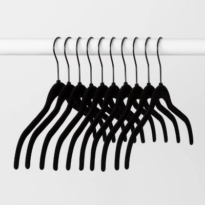 10pk Shirt Hanger Hook Black - Made By Design&#8482;